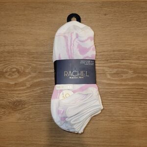 Rachel Rachel Roy 10 Pairs White Women’s Low Cut Socks Size 9-11 New